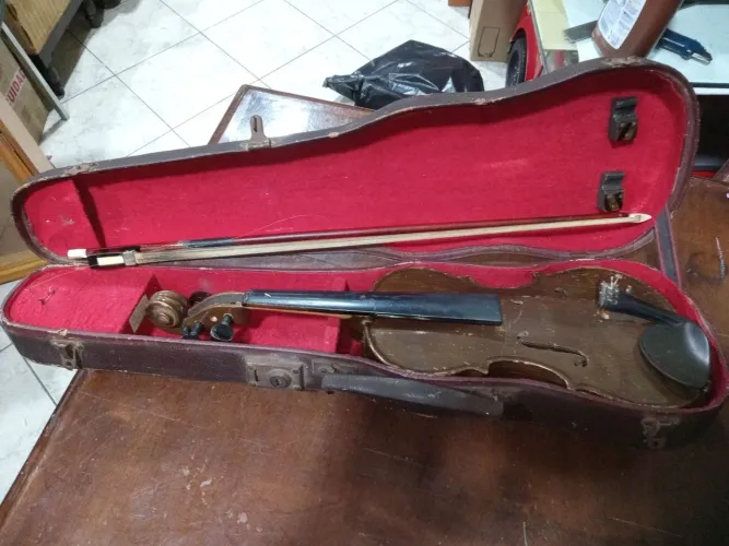 Violino antigo Gianini Stradivarius 1718