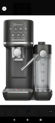 Cafeteira elétrica eletrolux nova na caixa