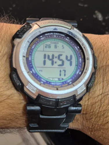 Relógio CASIO PRO TREK PRW-1300  PATHFINDER  SOLAR   -   FUNCIONA TUDO