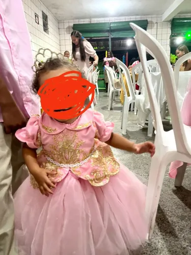 Vestido de princesa 1 aninho