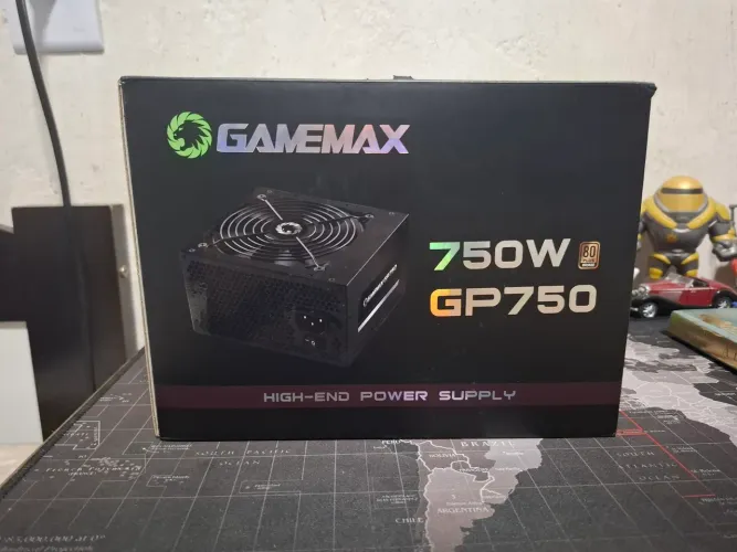 Fonte Gamer p/ PC | Gamemax 750W GP750 80 Plus Bronze