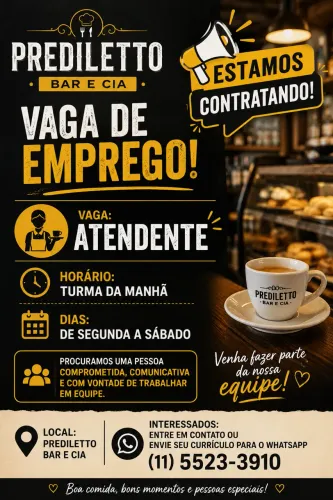 Vaga de ATENDENTE