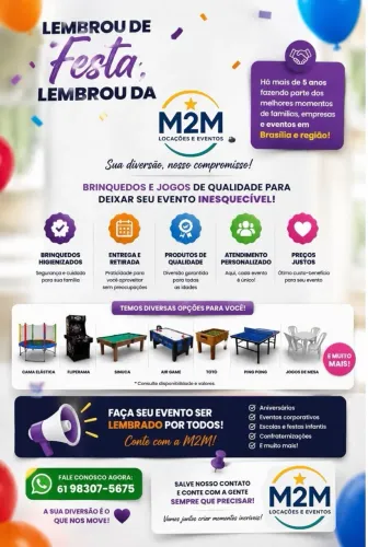 Aluguel para festas mesas e cadeiras , brinquedos tudo pra sua festa
