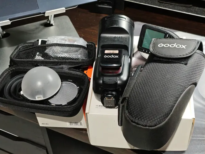 Kit de flash v 1pro sony da godox 