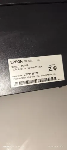 Impressora fiscal Epson TM T20x Semi Nova Cupom Fiscal e Pedidos