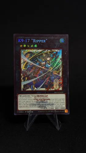 Yugioh K9-17 "Ripper" (Emblazoned Alternate Art) World Championship 2026