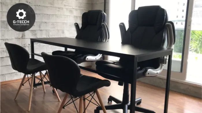 Mesa Industrial 1,80m NOVA Multiuso Computador Gamer Notebook Home Office Escritório Birô