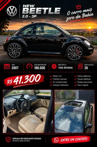 Volkswagen New Beetle 2.0 MI Mec./aut. 2007