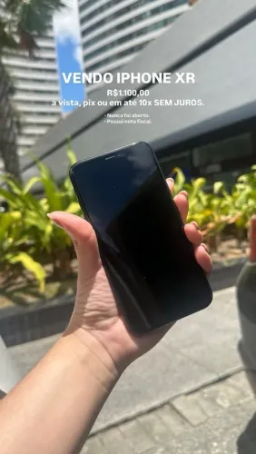 Iphonr XR 64Gb Preto com Nota Fiscal