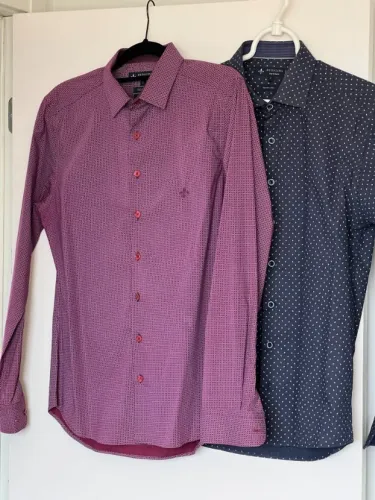 2 Camisas DUDALINA tamanho 2 Masculina