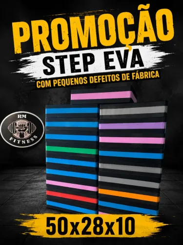 Step 50x28x10 promoção com pequenas avarias de fabrica 