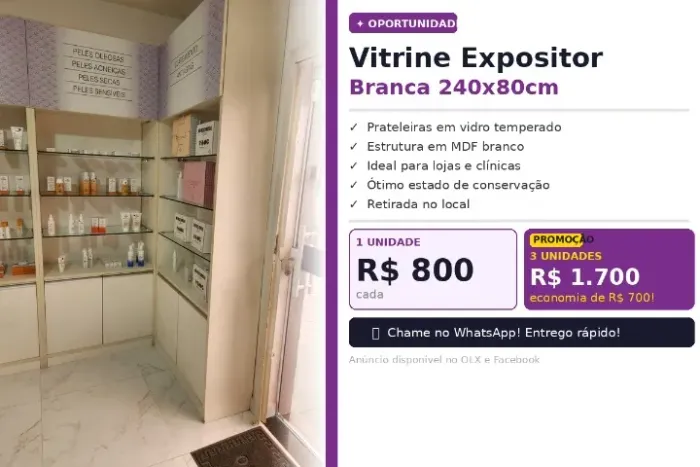 Vitrine expositora
