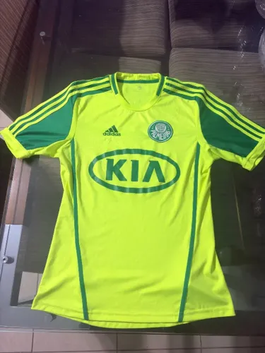 Camisa Palmeiras Adidas Kia - Verde Limão (Colecionador / Retrô)