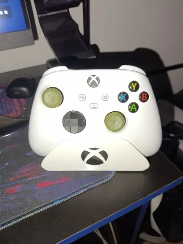 Controle Xbox Series X|S Original Microsoft branco com suporte