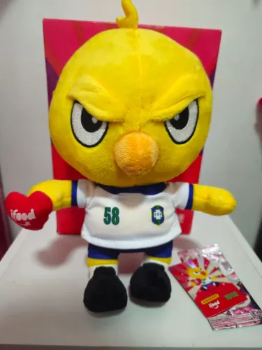 Pelúcia Canarinho 58 Copa do Mundo