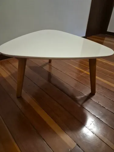 Mesa de Centro Retrô Valentina - Off White - rpm Móveis