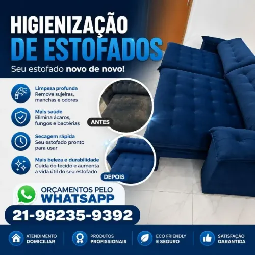 Seu sofá merece um cuidado profissional!