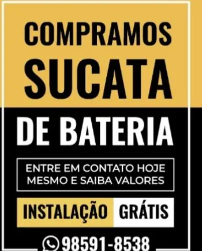 COMPRAMOS SUCATA DE BATERIA TODOS MODELOS