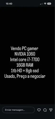 Pc bom para venda