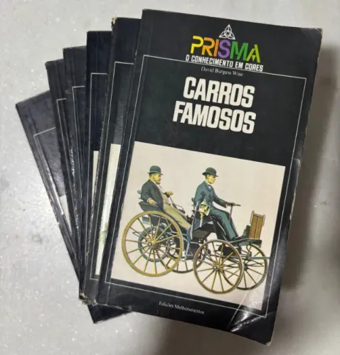 Lote com 9 Livros Antigos - Coleções Prisma e Galeria Cívica Brasileira