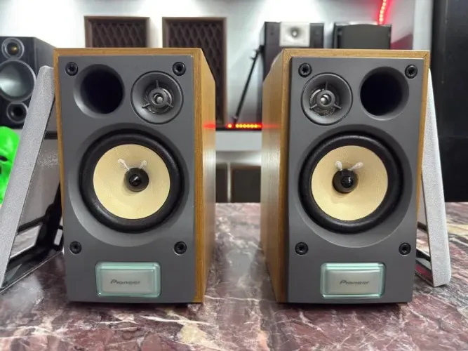 Caixas Acústicas Pioneer Sc3 - Marantz Receiver Kef Vintage Sansui jbl Toca Disco Som