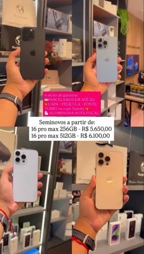 Celulares Seminovos com 06 meses de garantia World Store! ?