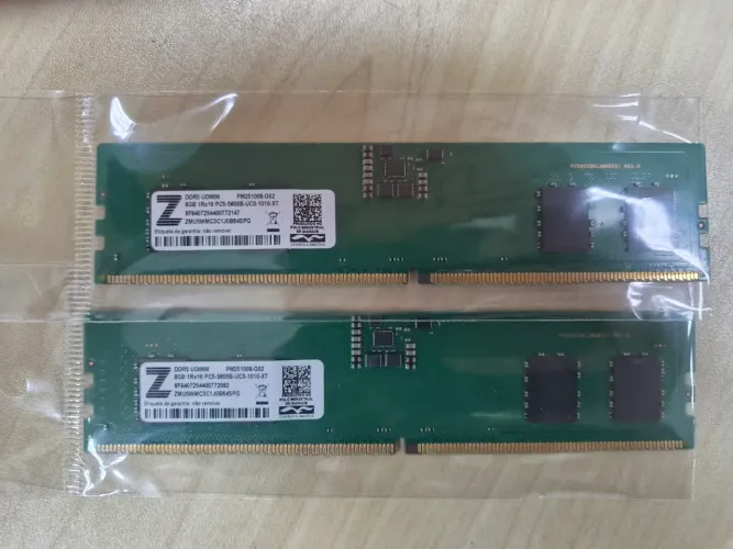 Memória DDR5 8gb 5600Mhz (2 Unidades)
