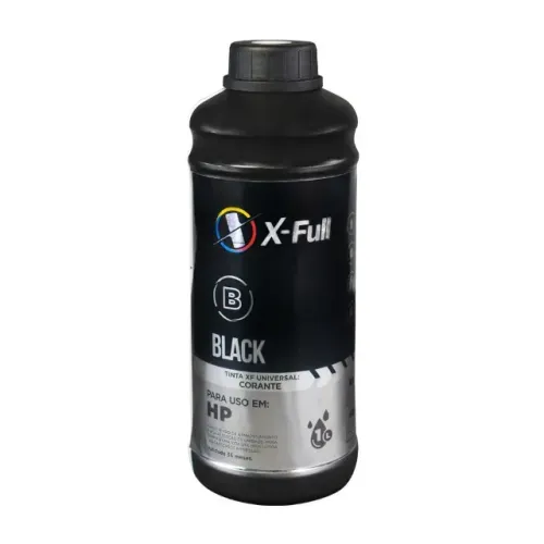 Tinta Impressora HP Preta Corante (1 litro)