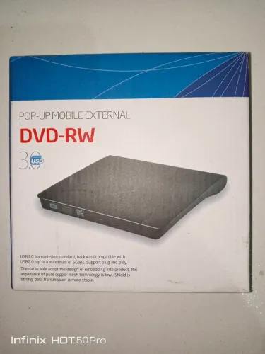 DVD-RW USB 3.0 - POP-UP MOBILE EXTERNAL