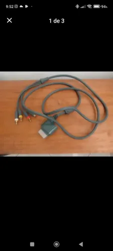 Cabo de áudio e vídeo (AV) p/Xbox 360