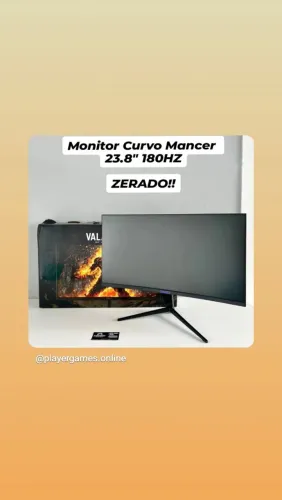 MONITOR CURVO MANCER 23.8P 180HZ!!