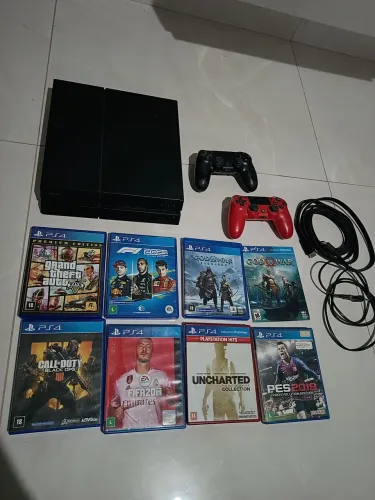 PS4 TOP 2 CONTROLES 8 JOGOS VENDO OU TROCO POR COMPUTADOR 