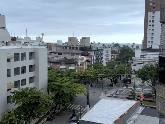 Apartamento com vista para o mar, 2 dormitórios, Enseada, Guarujá