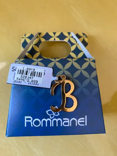Pingente banhado a ouro 18k