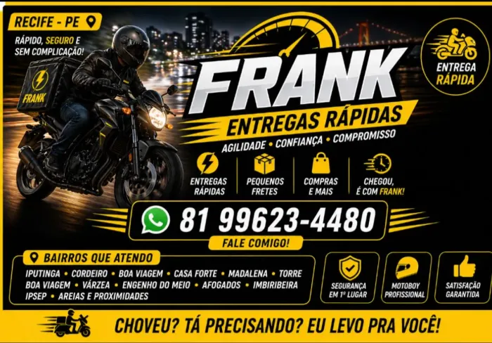Motoboy entregador