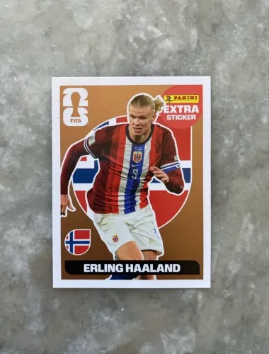 Figurinha Legend Bronze Erling Haaland Original Panini Copa 2026 - Estado Impecável