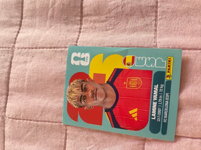 Figurinha do álbum da copa 2026