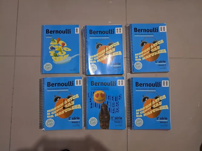 Livros escolar coleção Bernoulli 1 ano