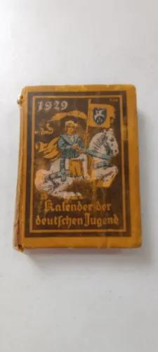Livro Antigo Alemão Kalender Der Deutschen Jugend 1929