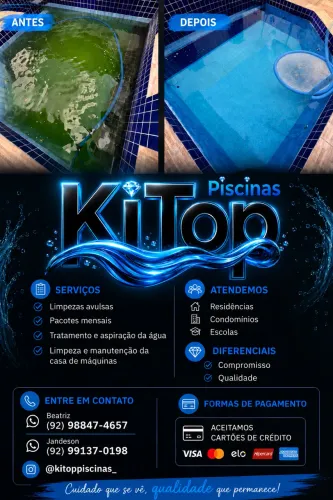 Limpeza de Piscina / Piscineiro