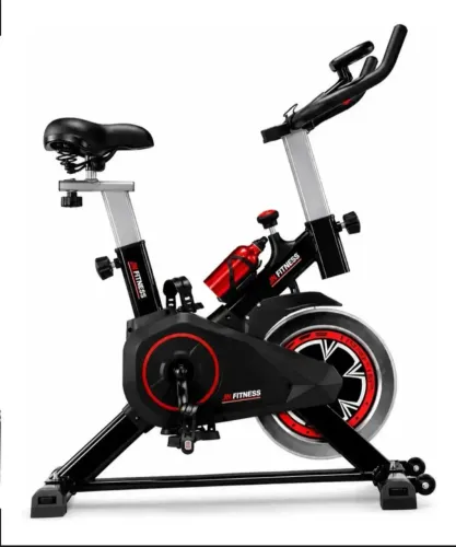 Bicicleta Ergométrica Spinning Profissional 120kg Silenciosa JN Fitness + Squeeze