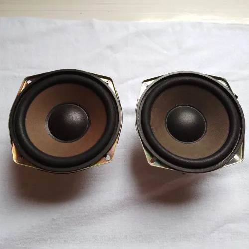 Par de alto falantes de 5 polegadas 160wrms eastech original do som philips fwc252 ,fwc270