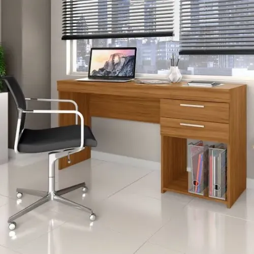 Escrivaninha Notável Office New com duas gavetas - Entrega Imediata;