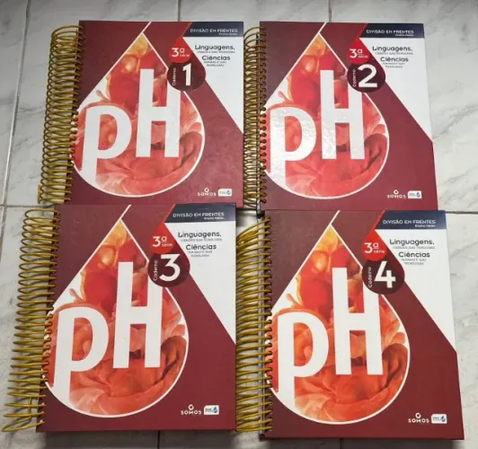 4 Apostilas Linguagens e Ciências HP - 3ª série - Ensino Médio