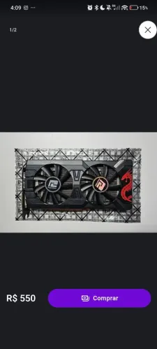 Placa de Vídeo - AMD Radeon RX 570 4GB