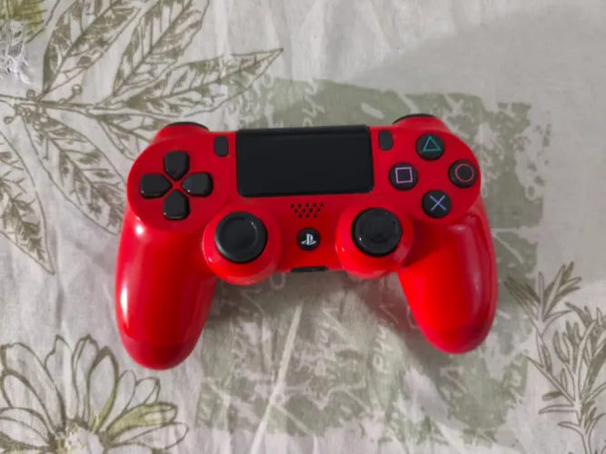 VENDE-SE CONTROLE EDIÇÃO LIMITADA PS4 VERMELHO - USADO