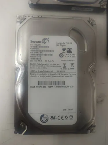 HD Seagate 500GB SATA 7200RPM | ST3500418AS | Testado e Saudável