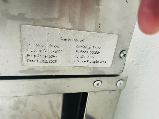 Fritadeira Elétrica água e óleo 26 lts mesa elétrica 