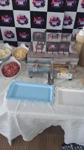 Maquina profissional de crepe no palito