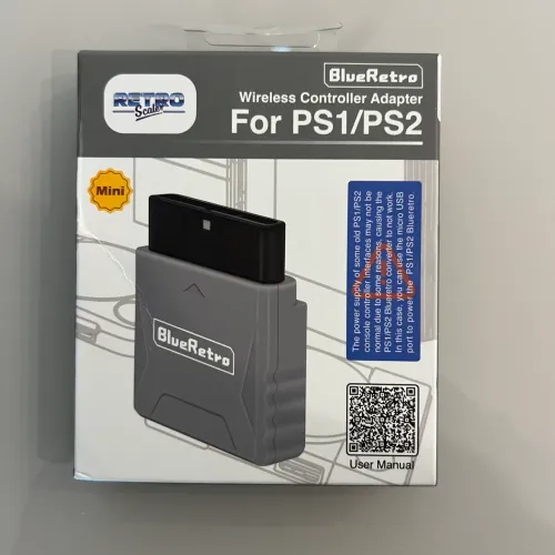 Adaptador blueretro ps1 ps2 preto